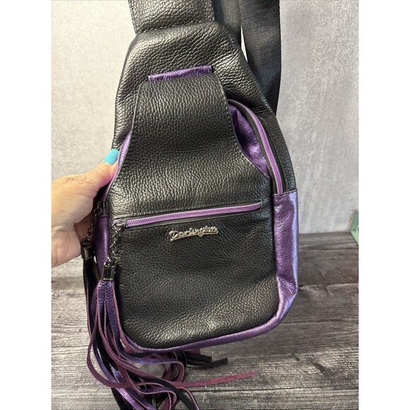 Darlington Leather Crossbody Hobo Bag - Picture 3 of 6